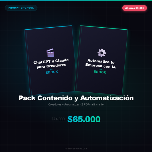 Pack Contenido y Automatización — Creadores + Automatizar