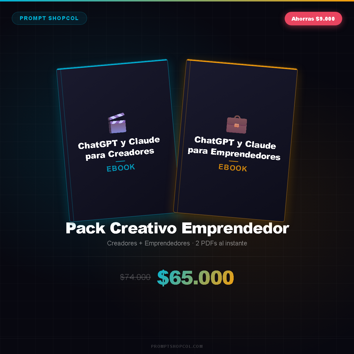 Pack Creativo Emprendedor — Creadores + Emprendedores