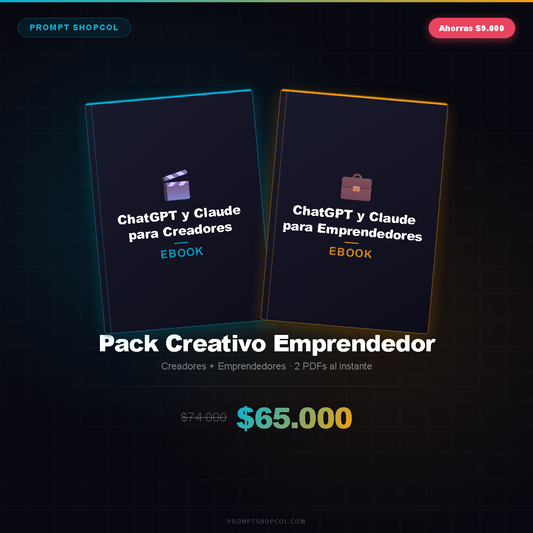 Pack Creativo Emprendedor — Creadores + Emprendedores