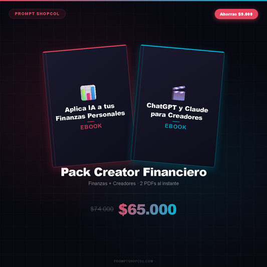 Pack Creator Financiero — Finanzas + Creadores