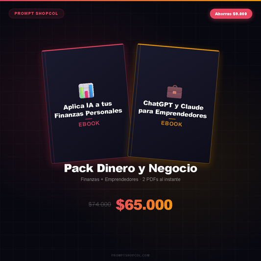 Pack Dinero y Negocio — Finanzas + Emprendedores